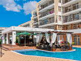 Top floor Big 118 sq. m. apartment with 2 bedrooms in Grand Kamelia, Sunny Beach