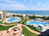 Frontal Sea/Pool view 2-Bedroom Apartment in Sunset Resort Pomorie