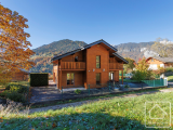 4 bedroom south facing chalet with superb views