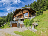 A stunning, modern chalet built to the highest of specifications, with incredible panoramic views ac