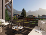 1 bedroom apartment in chalet-style building