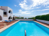 Lovely villa with sea views and pool in S'Algar