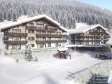 Residence of 4 blocks of brand new apartments located in La Chapelle d’Abondance