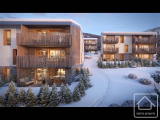 Brand new 3 bedroom apartment with two underground parking spaces and a cave, close to ski lifts and